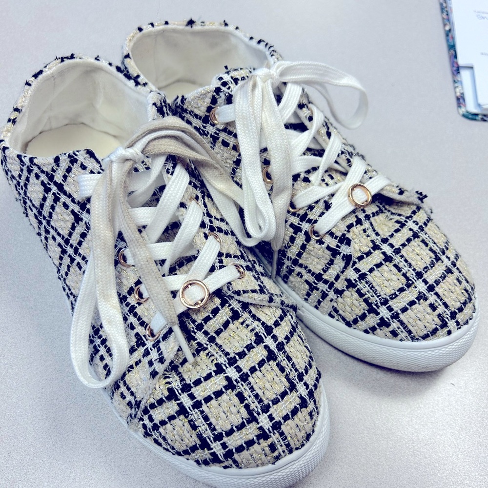 Tweed Lace-up sneakers